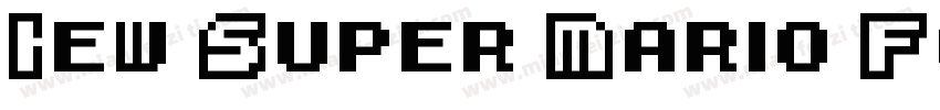 New Super Mario Font U Regular字体转换